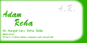 adam reha business card